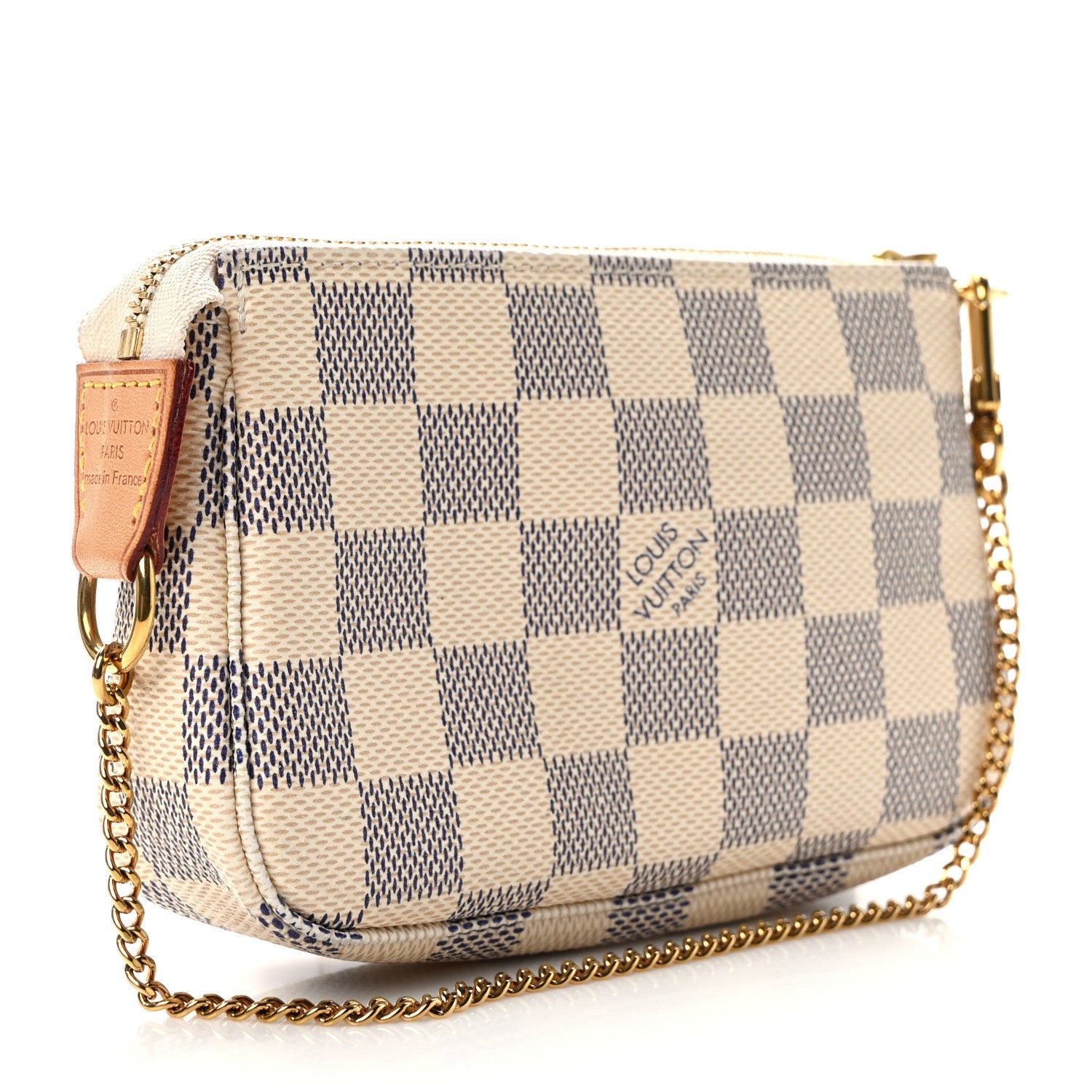 Louis Vuitton LOUIS VUITTON Damier Azur Mini Pochette Accessories 2 of 6