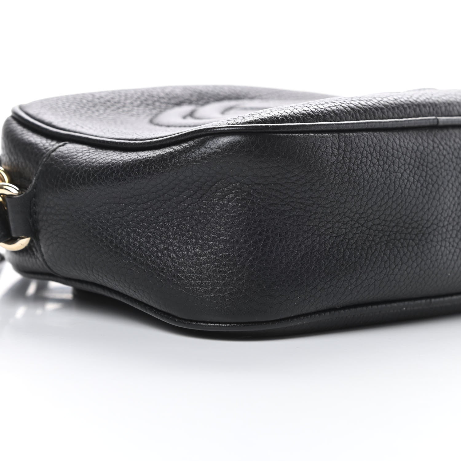 Gucci Pebbled Calfskin Small Soho Disco Bag Black 9 of 15