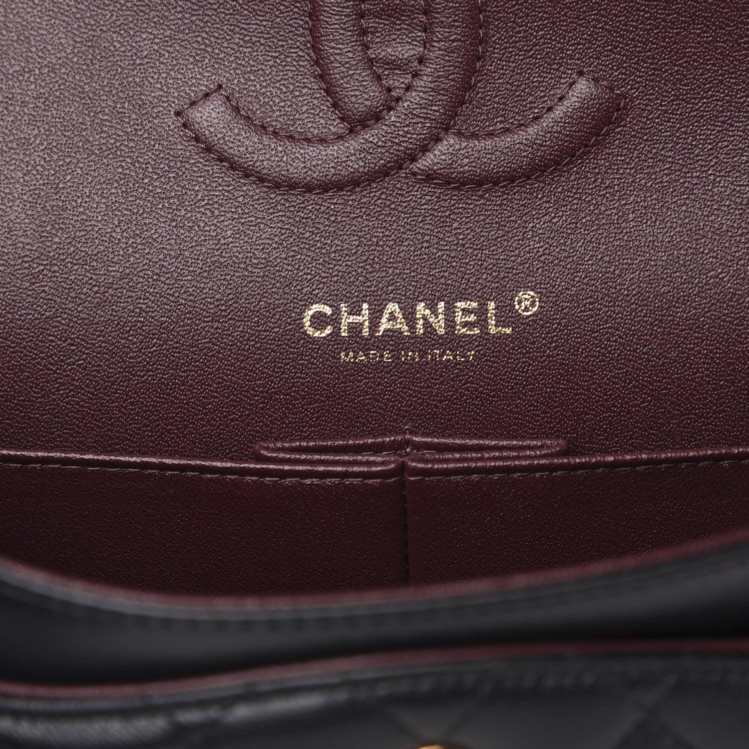 Chanel Lambskin Quilted Medium Double Flap Black 5 of 9