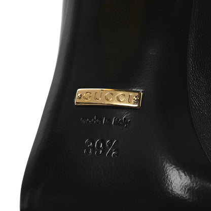 Gucci Malaga Kid Horsebit 75mm Pumps 39.5 Black 8 of 11