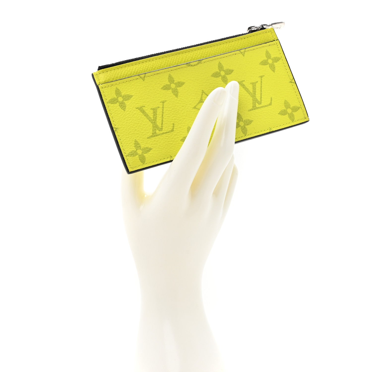 Louis Vuitton Monogram Taiga Coin Card Holder Yellow 2 of 10