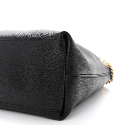 Gucci Pebbled Calfskin Medium Soho Chain Shoulder Bag Black 10 of 10