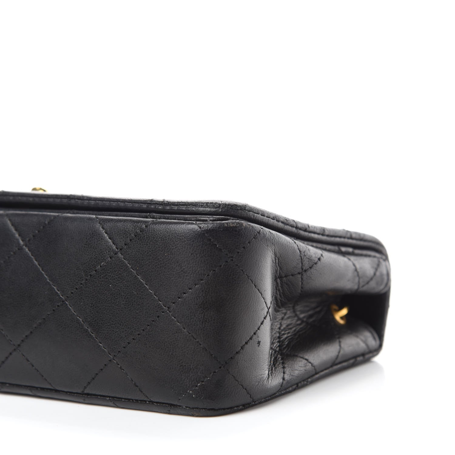 Chanel Lambskin Quilted Small Single Flap Black 7 of 12