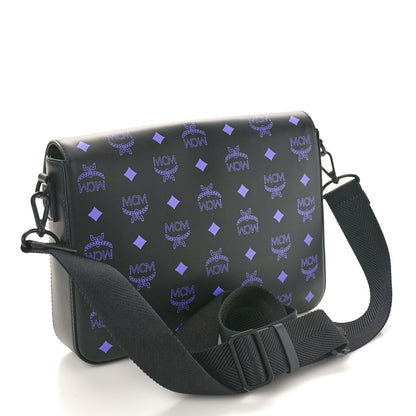 MCM Calfskin Color Splash Logo Small Millie Crossbody Belt Bag Dahlia Purple 2 of 9