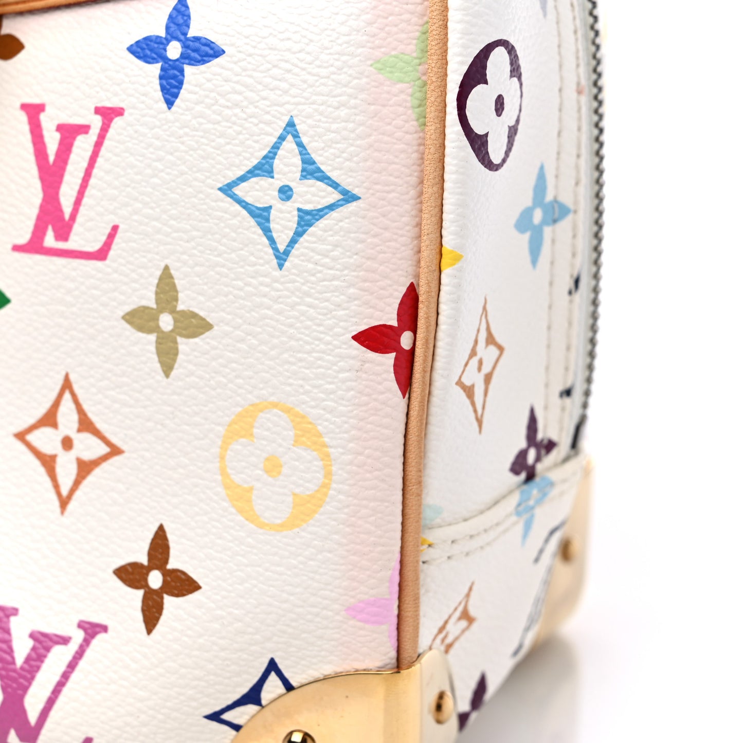Monogram Multicolor Trouville White