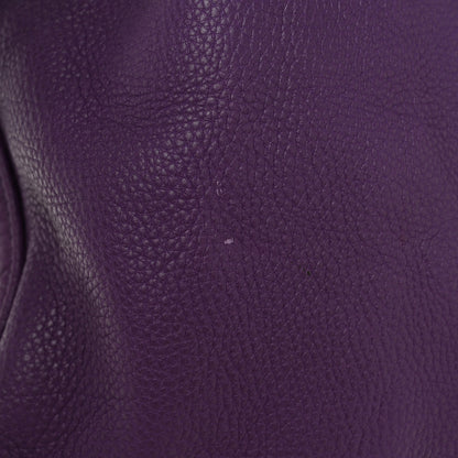 Gucci Pebbled Calfskin Large Soho Shoulder Bag Shine Purple 11 of 11