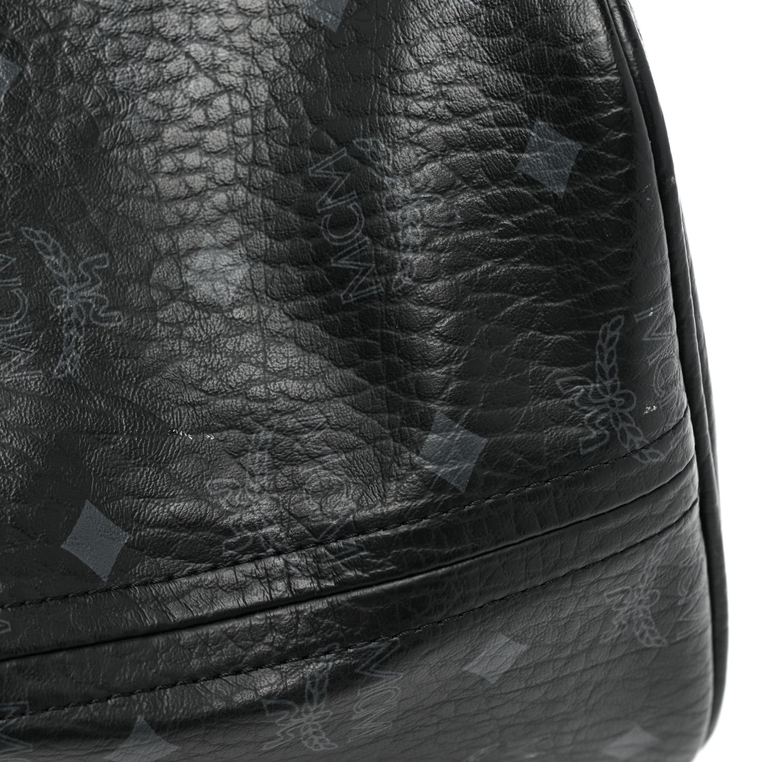 MCM Visetos Medium Liz Reversible Shopper Tote Black 13 of 15