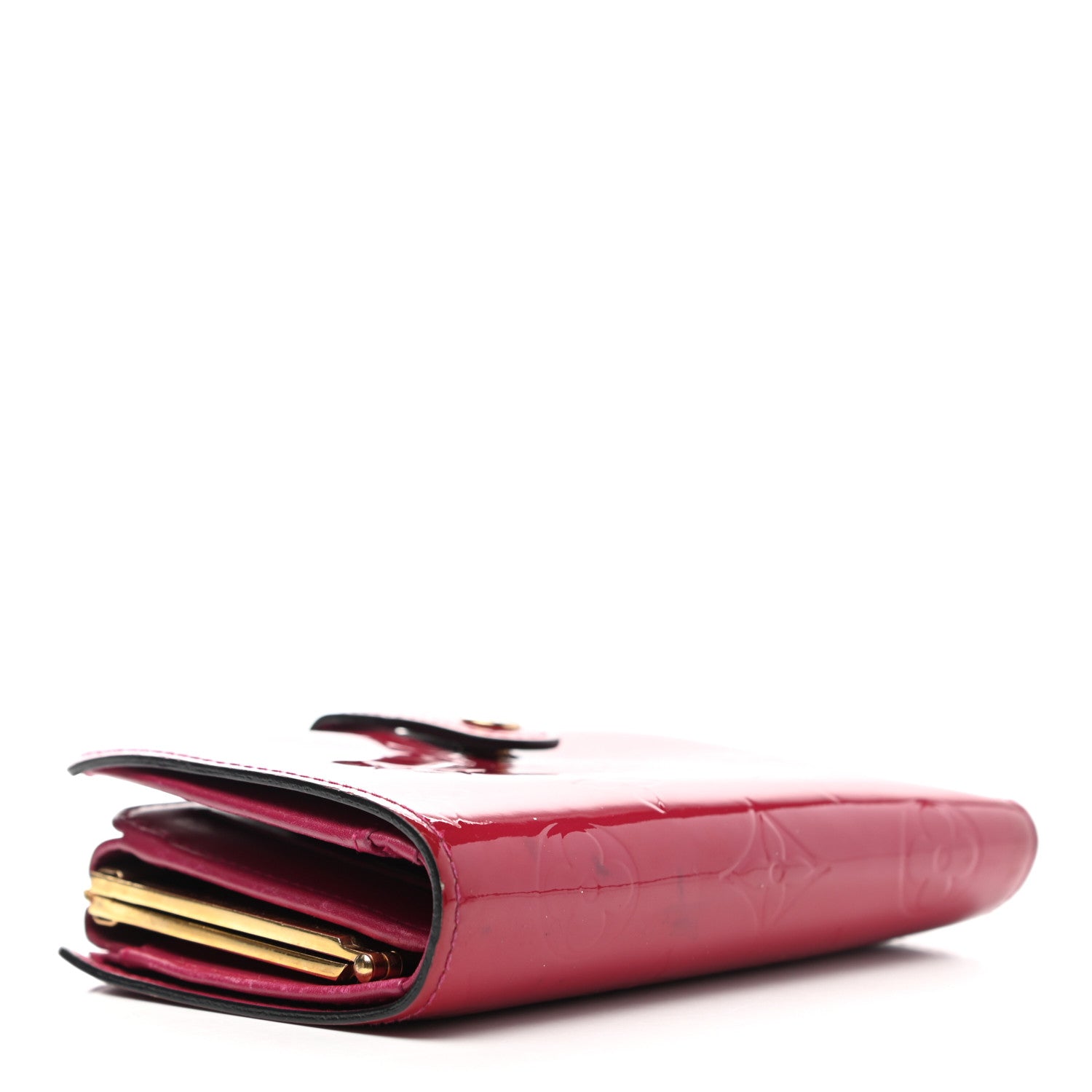Louis Vuitton Vernis French Purse Wallet Rose Indien 4 of 7