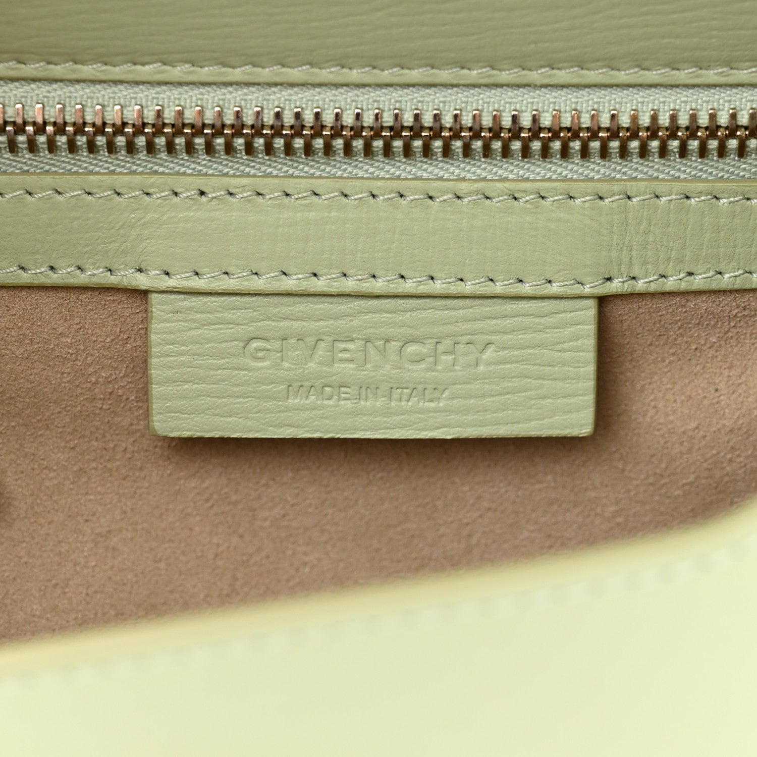 Givenchy Textured Calfskin Mini Pandora Box Chain Crossbody Bag Aqua Green 6 of 10