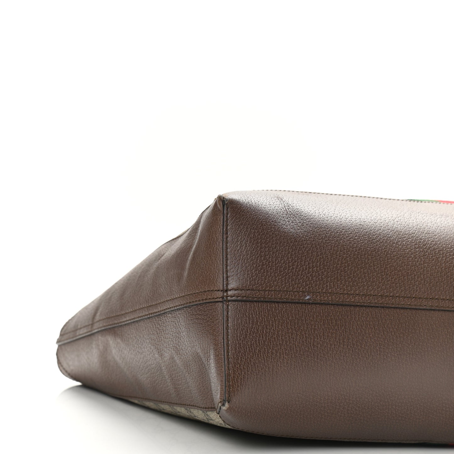 GG Supreme Monogram Web Ophidia Tote Brown