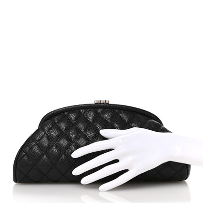 Chanel Caviar Quilted Timeless Clutch Black 2 of 8