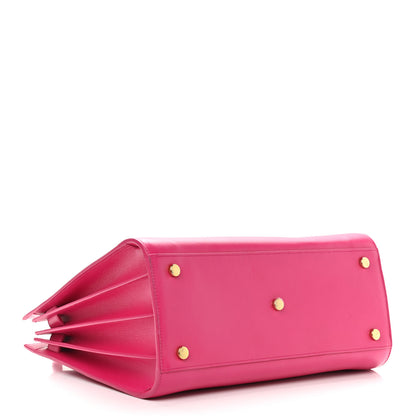Saint Laurent Calfskin Small Sac De Jour Lipstick Fuchsia 4 of 12