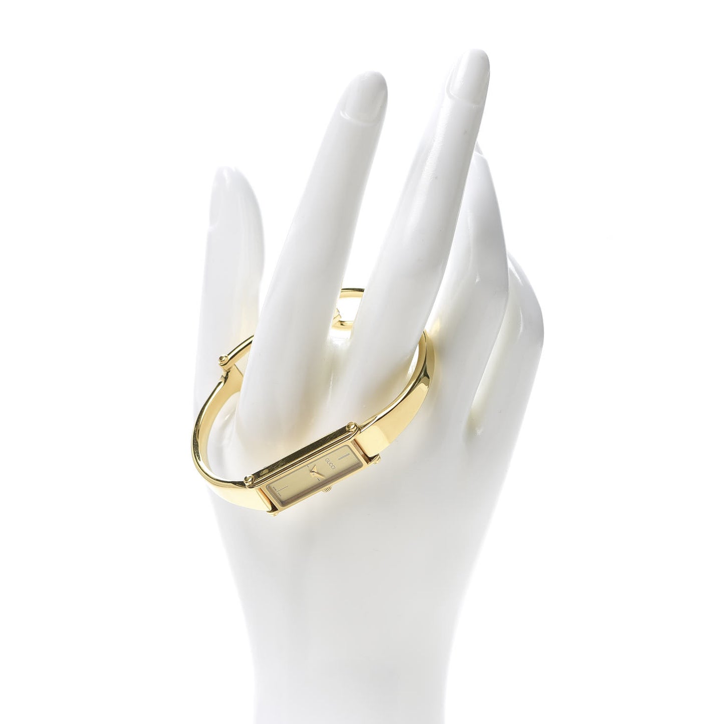 Stainless Steel 12mm 1500L Horsebit Quartz Watch Gold
