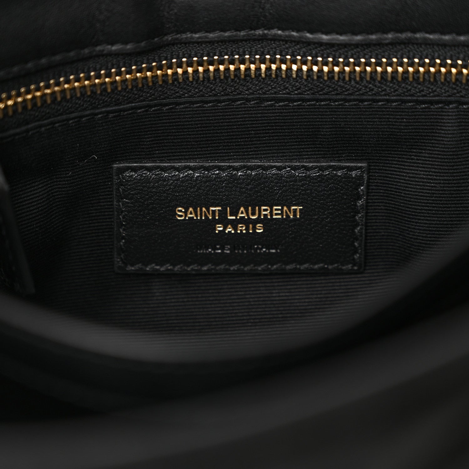 Saint Laurent Suede Y Quilted Monogram Toy Loulou Crossbody Bag Black 6 of 12