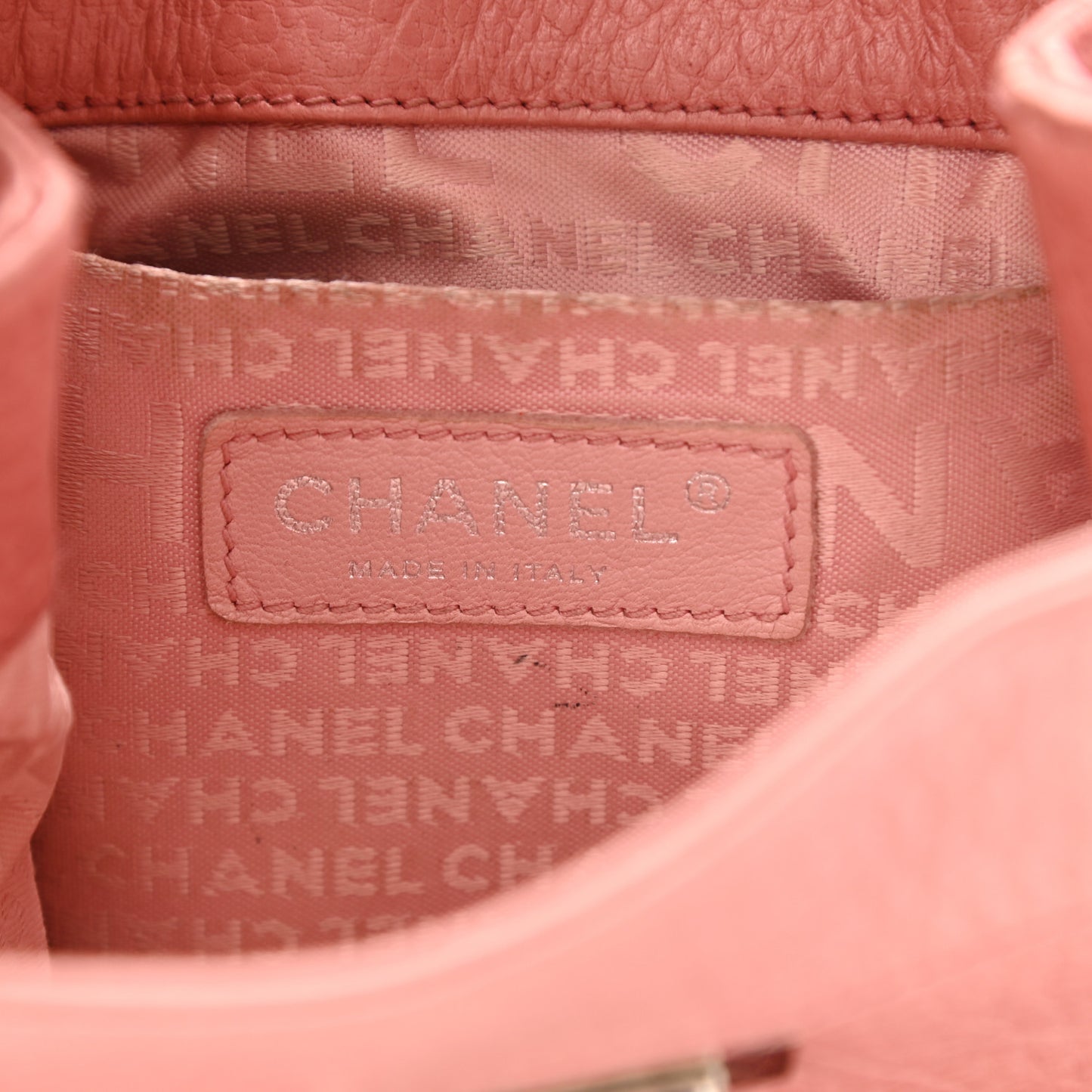 Calfskin Mademoiselle Shoulder Bag Pink