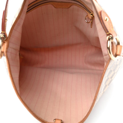 Louis Vuitton Damier Azur Delightful PM Rose Ballerine 4 of 5