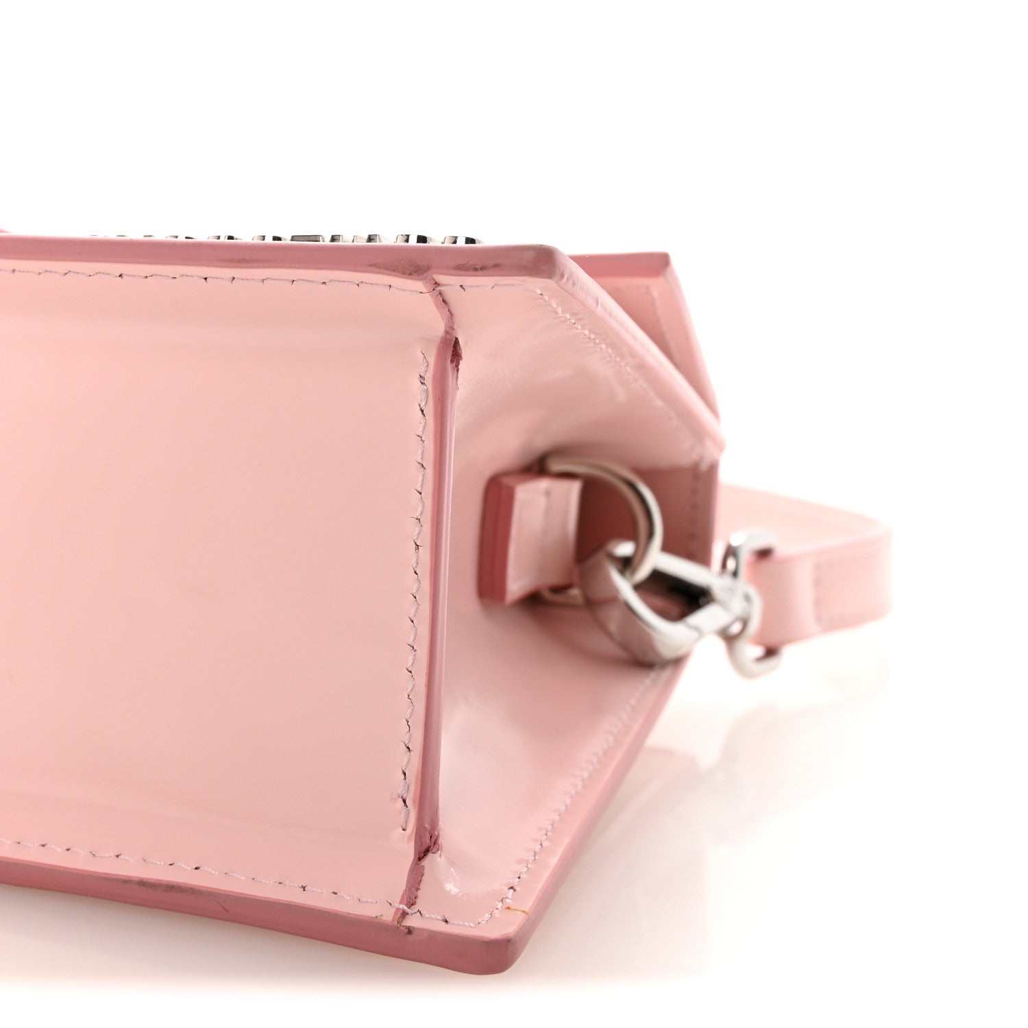Jacquemus Glazed Calfskin Le Grand Bambino Pale Pink 8 of 8