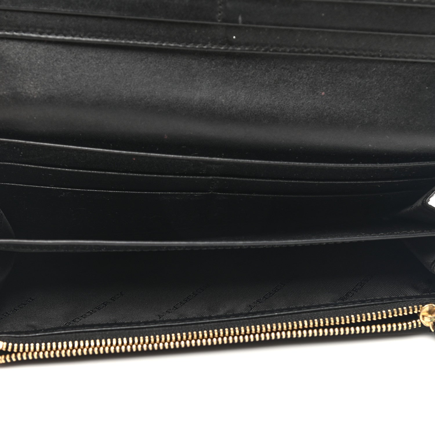 Burberry Calfskin Horseferry Check Porter Continental Wallet Black 5 of 9