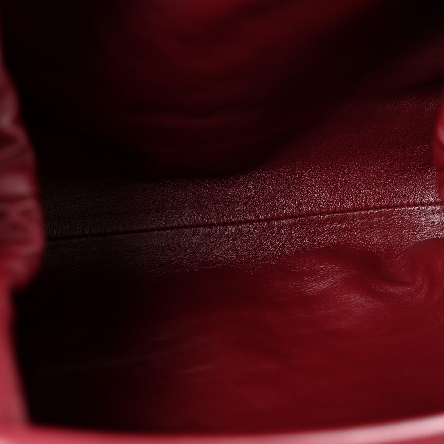 Nappa Maxi Intrecciato The Pouch Oversized Clutch Bordeaux