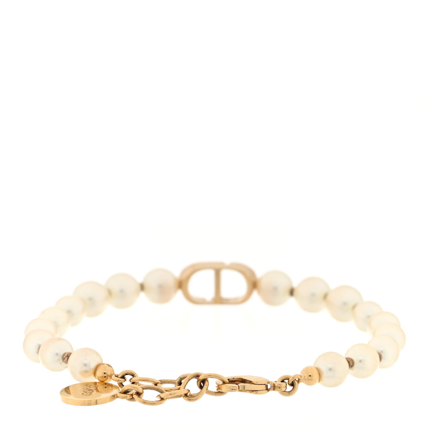 Christian Dior Pearl 30 Montaigne Bracelet Gold 3 of 4