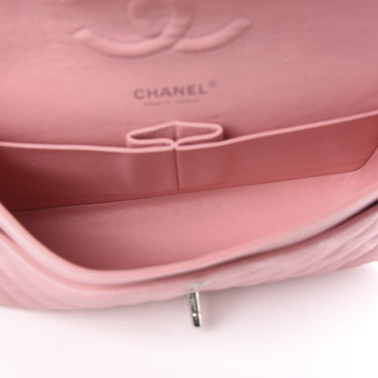 Chanel Caviar Quilted Medium Double Flap Pink 5 of 10