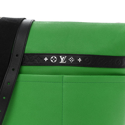 Louis Vuitton Calfskin Cruiser GM Green Black 7 of 9