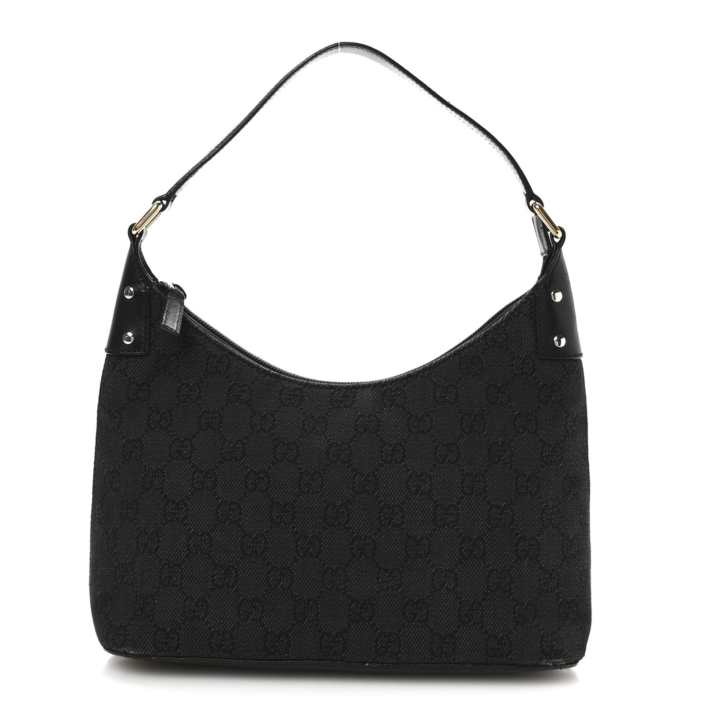 Nylon Monogram Small Hobo Black