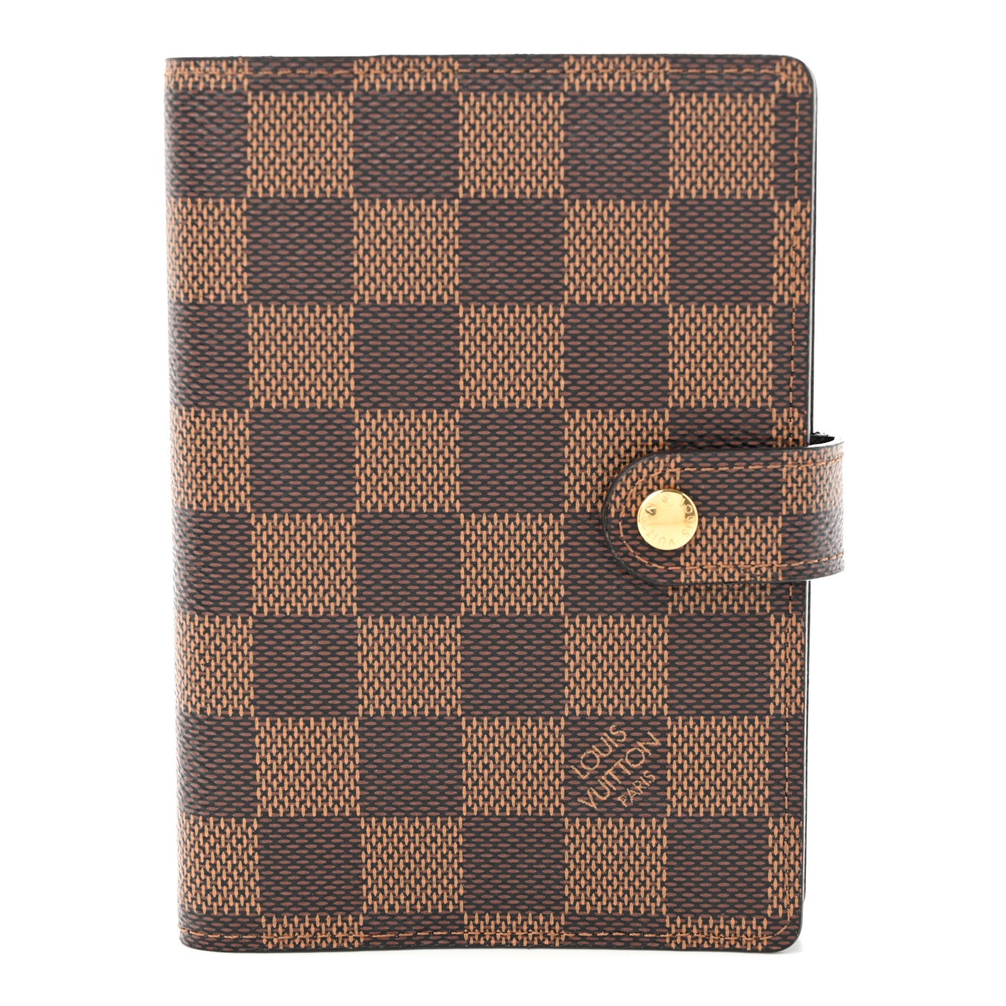LOUIS VUITTON Damier Ebene Small Ring Agenda Cover