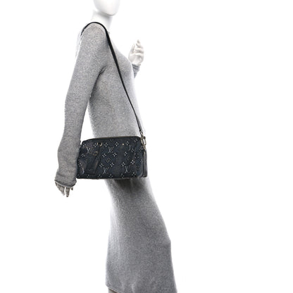 Louis Vuitton Cowhide Faded Monogram City Keepall Charcoal 2 of 9