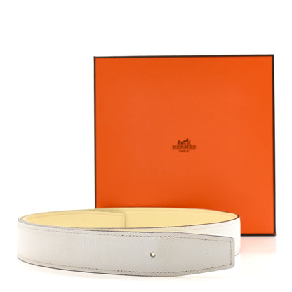 Hermes Epsom 32mm Belt 80 32 Nata Jaune Milton 7 of 7