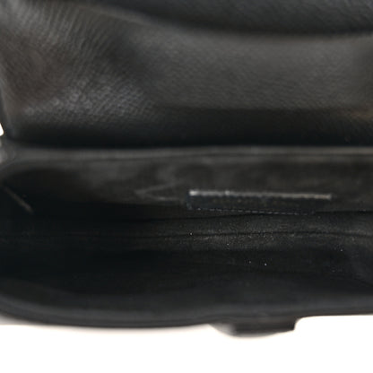 Christian Dior Grained Calfskin Mini Saddle Bag Black 5 of 12