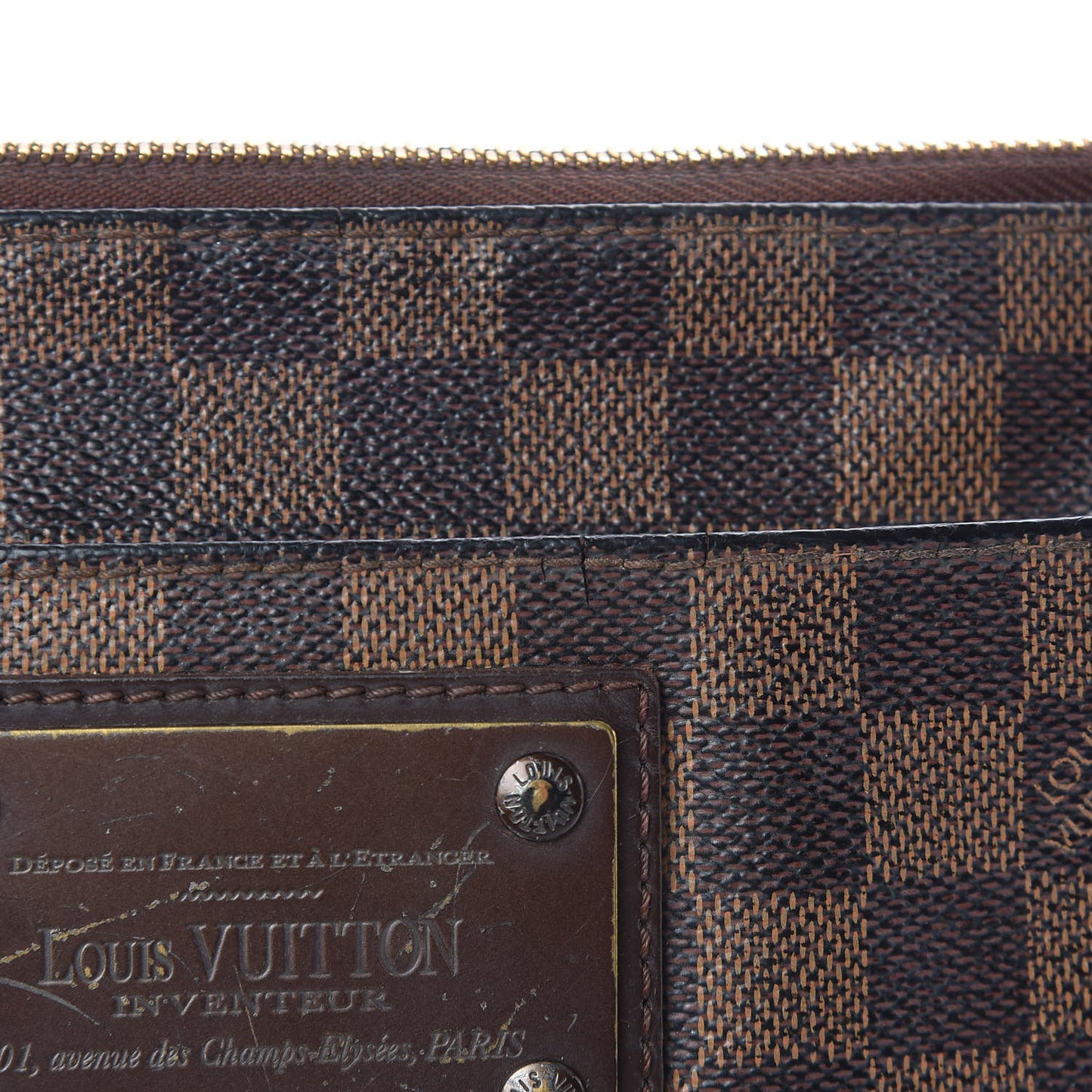 Damier Ebene Brooklyn Flat Pochette