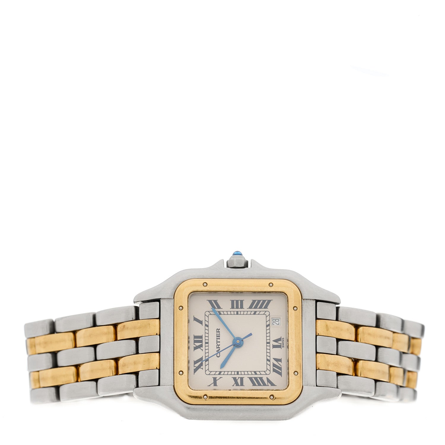 Cartier Stainless Steel 18K Yellow Gold 27mm Panthere Quartz Watch 2 of 5
