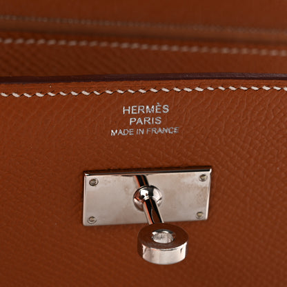 Hermes Epsom Medium Kelly Wallet Gold 6 of 8