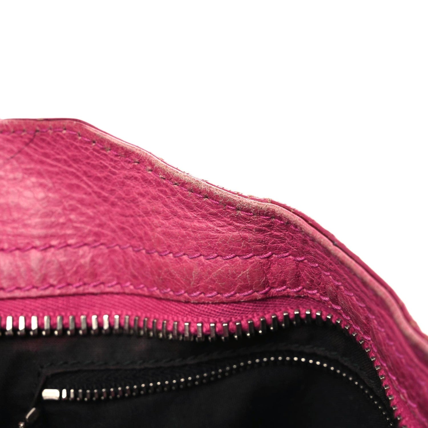 Balenciaga Agneau Giant 21 Silver Hardware City Cyclamen Fucsia 29 of 36
