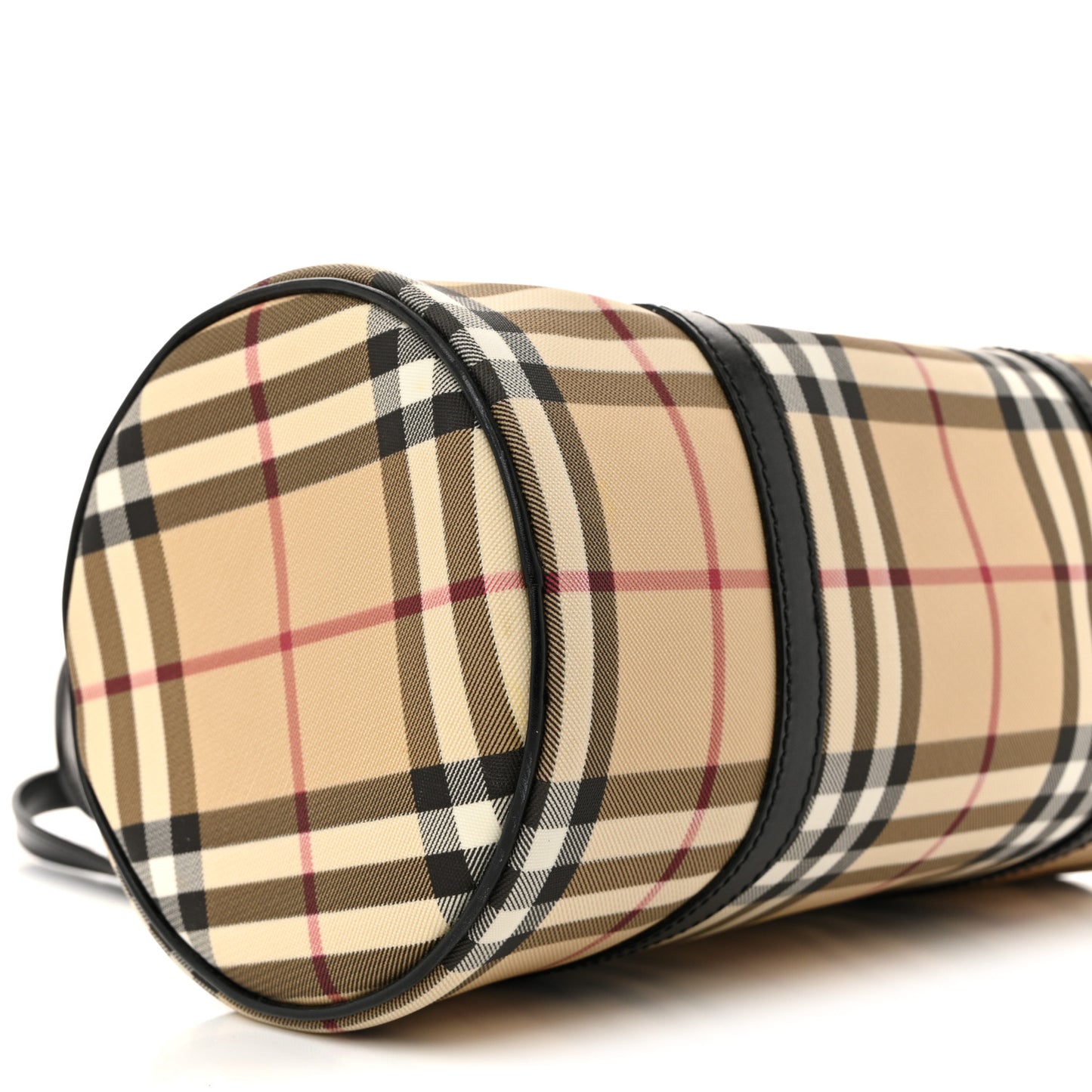 Nova Check Barrel Bag Black