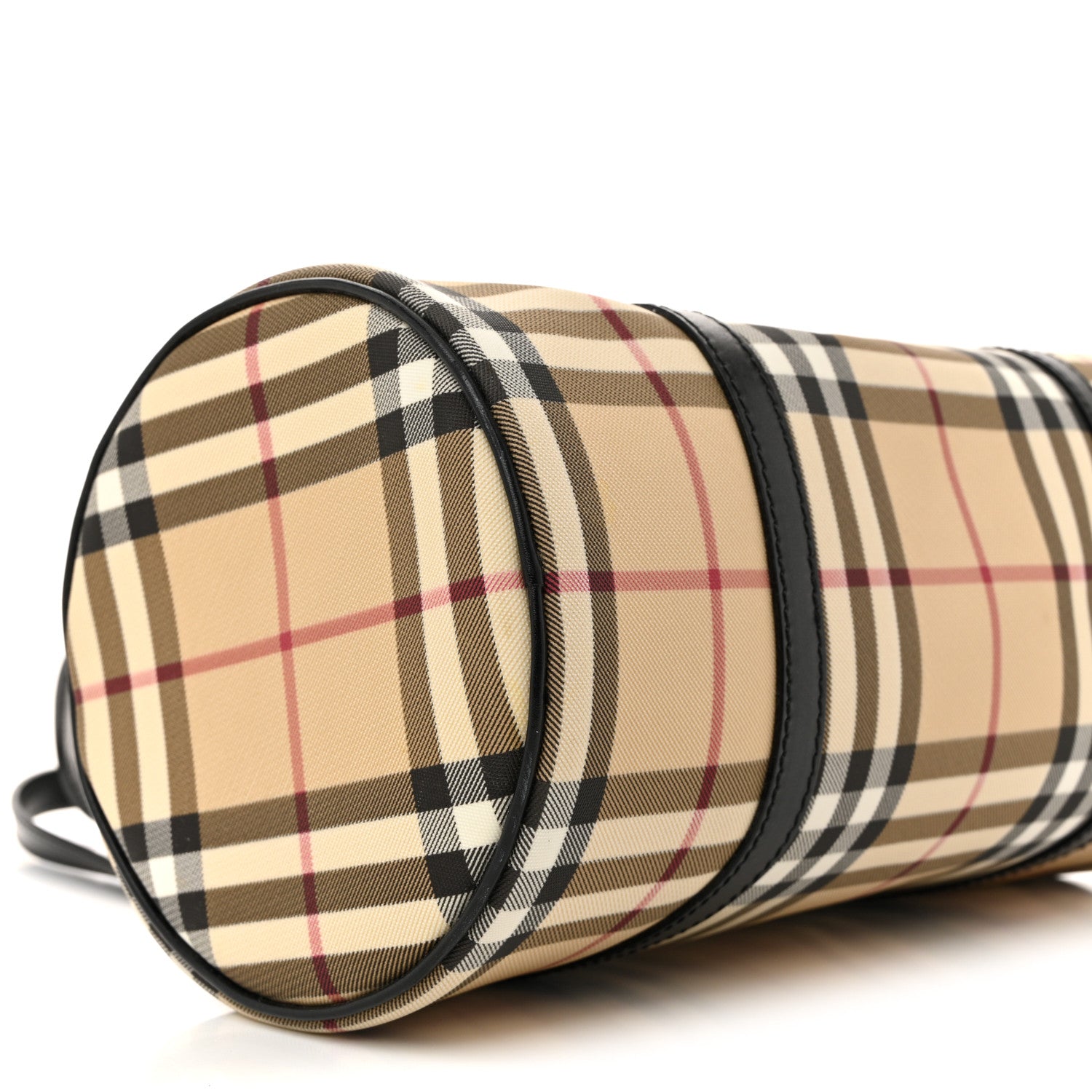 Burberry Nova Check Barrel Bag Black 9 of 16