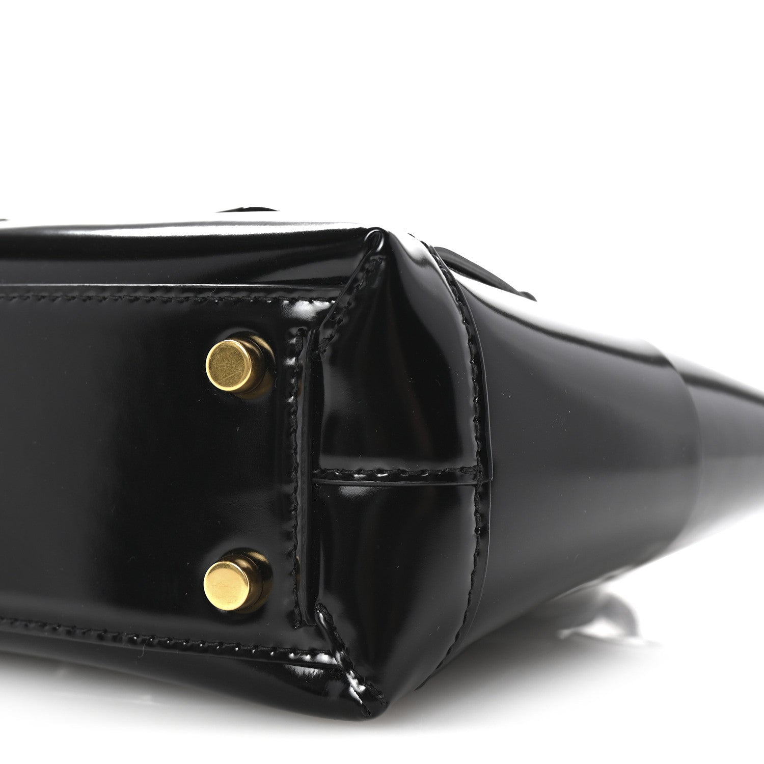 Bottega Veneta Patent Maxi Intrecciato Mini Arco Black 9 of 9