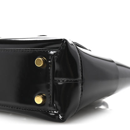 Bottega Veneta Patent Maxi Intrecciato Mini Arco Black 9 of 9