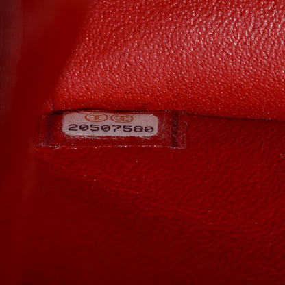 Chanel Lambskin Quilted Maxi Double Flap Red 8 of 10