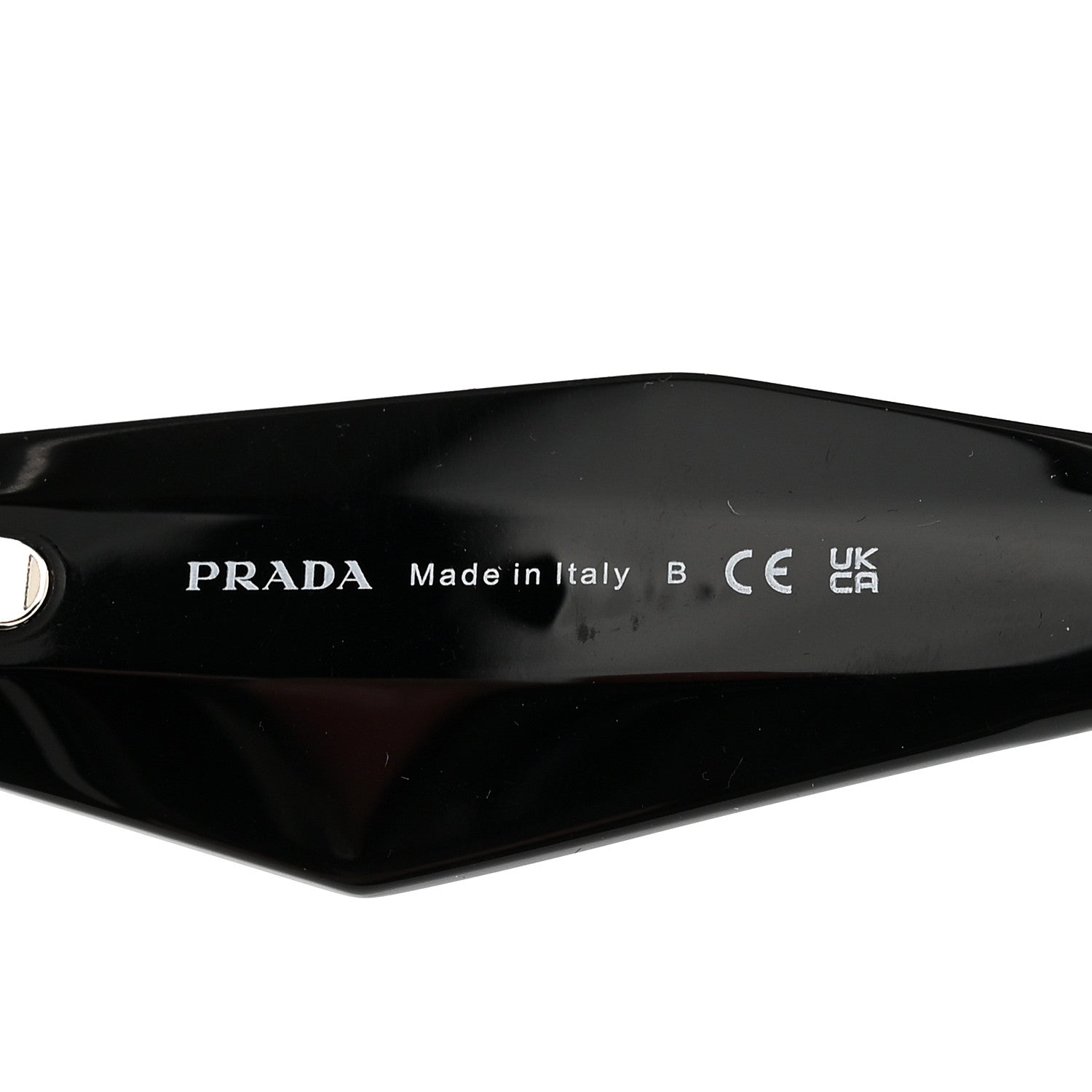Prada Acetate Symbole Sunglasses SPR D03 Black 6 of 9