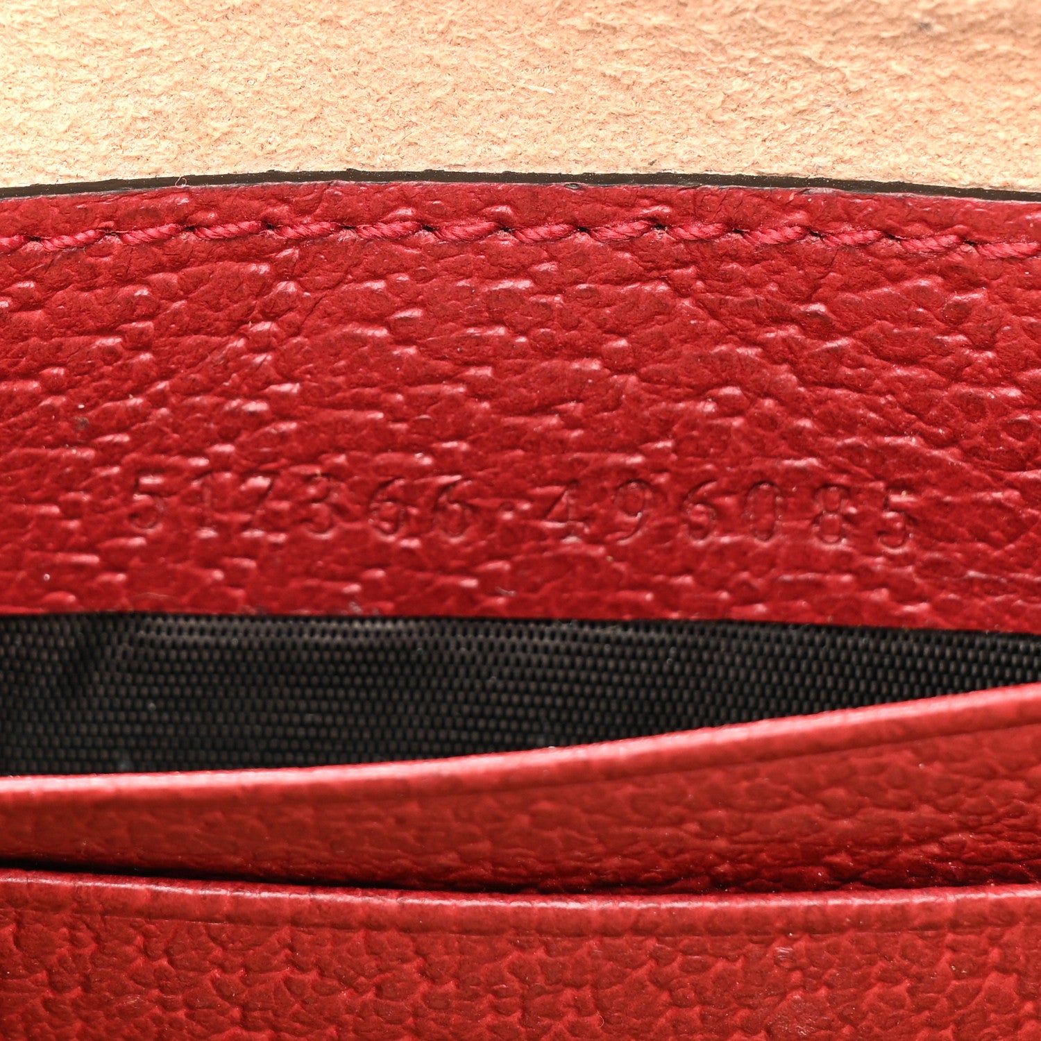 Gucci GG Supreme Monogram Flora Web Ophidia Wristlet Bag Red 7 of 17