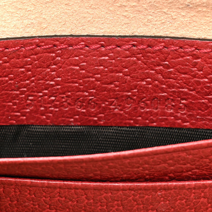 Gucci GG Supreme Monogram Flora Web Ophidia Wristlet Bag Red 7 of 17