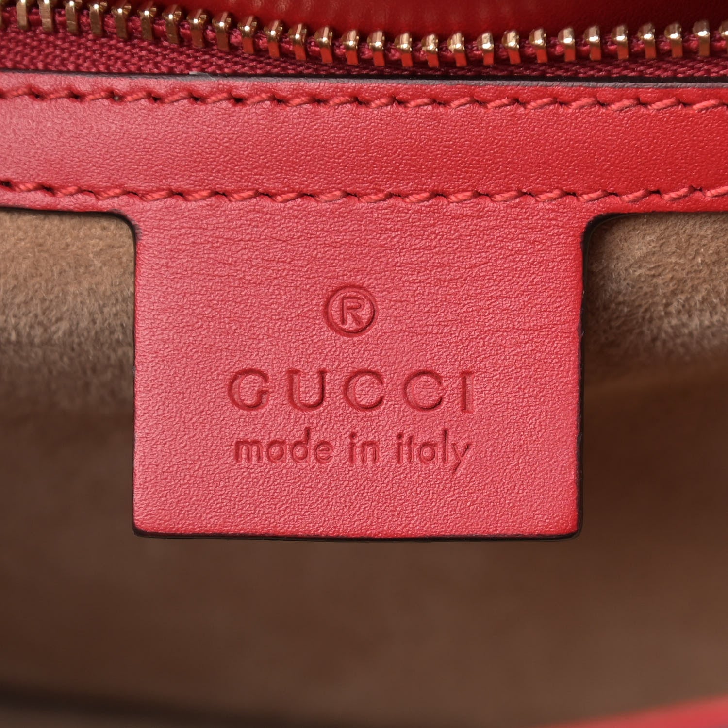 Gucci Calfskin Small Sylvie Shoulder Bag Hibiscus Red 6 of 12
