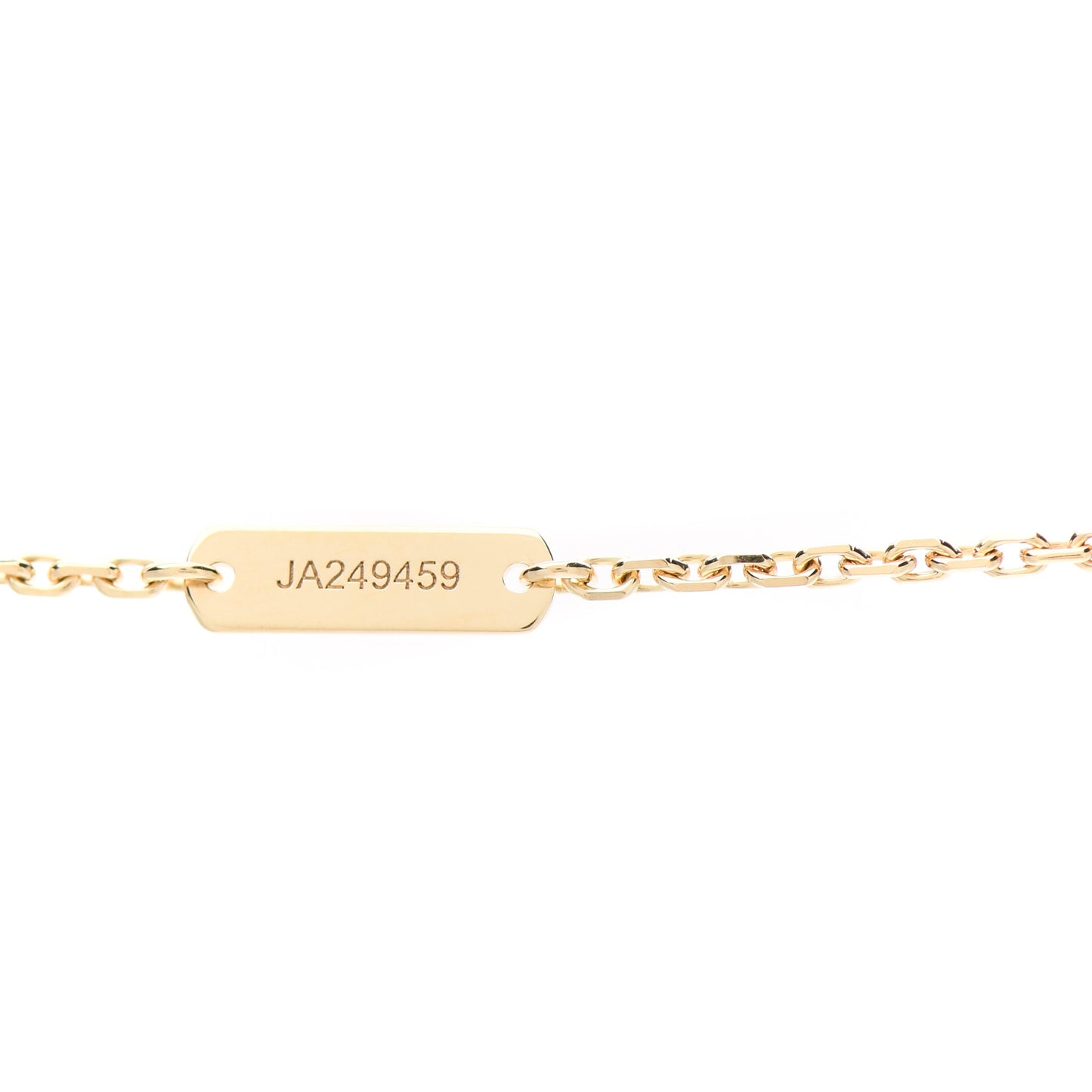 18K Yellow Gold Diamond Mini Frivole 3 Flowers Pendant Necklace