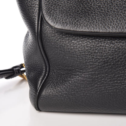 Dolce & Gabbana Grained Deerskin Medium Miss Sicily Satchel Black 16 of 16