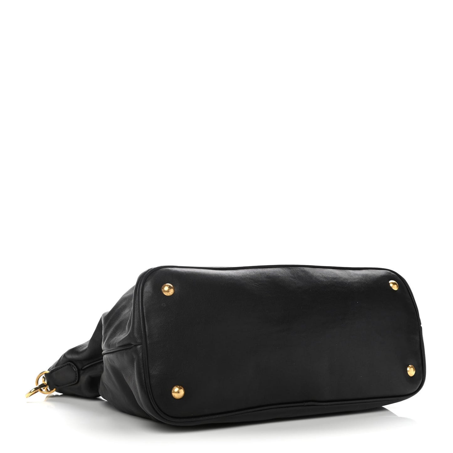 Soft Calf Shopping Tote Black