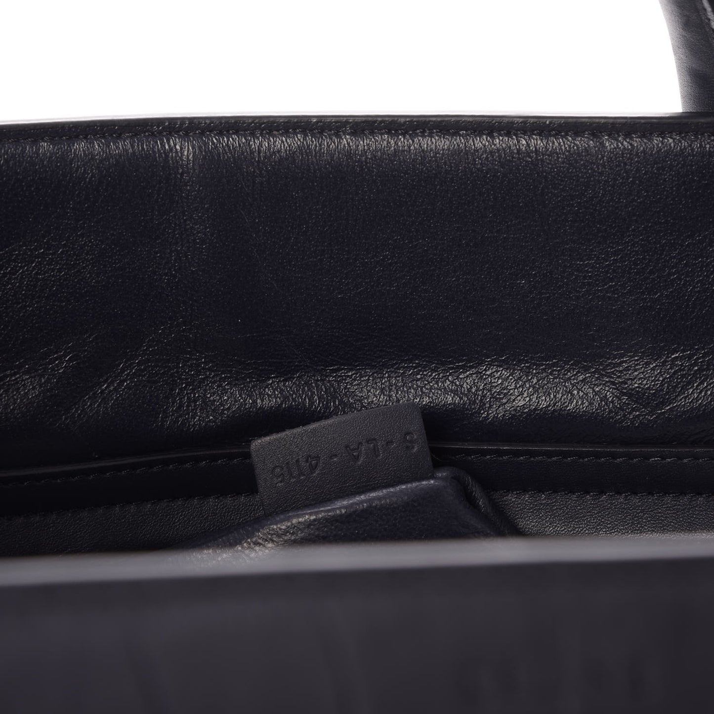 Crocodile Embossed Calfskin Medium Phantom Luggage Navy Blue