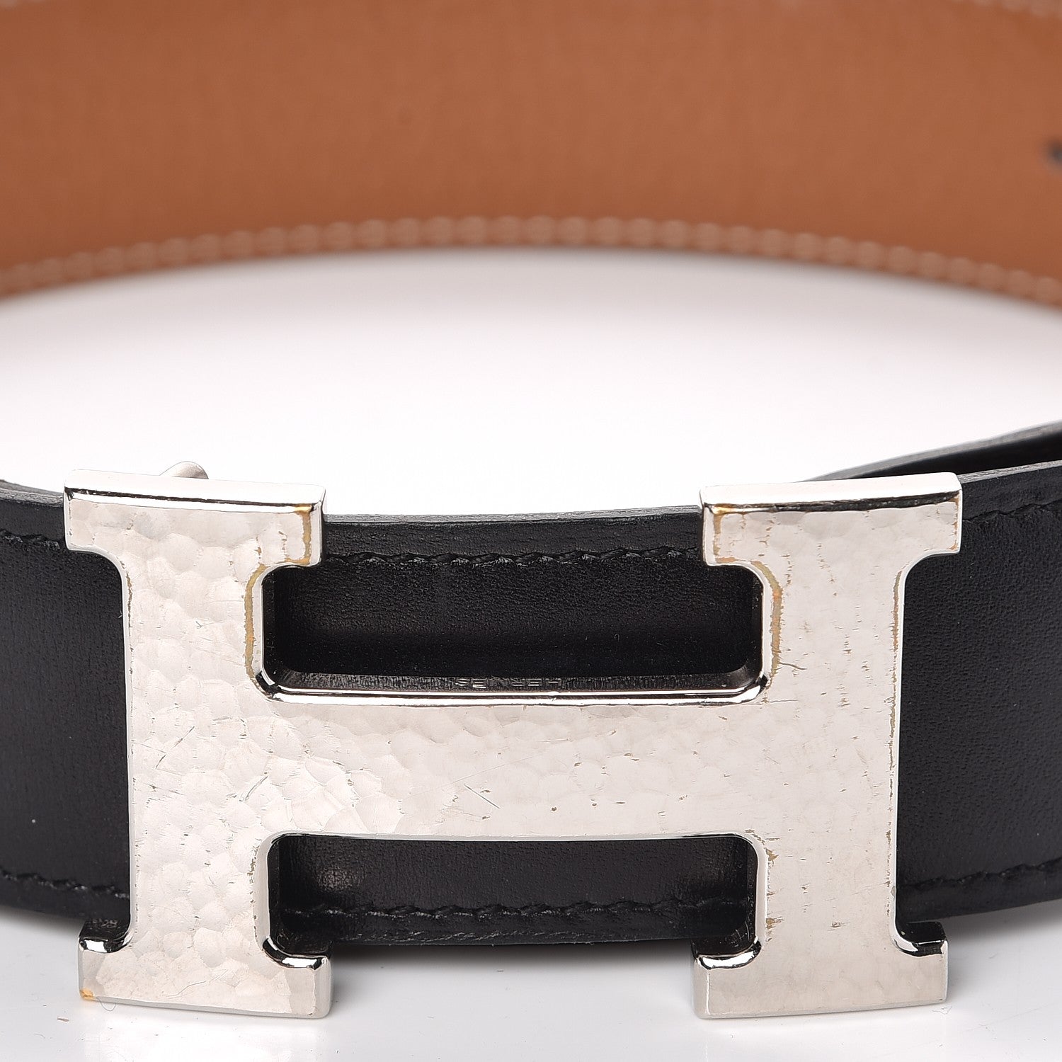 Hermes Box Togo 32mm H Belt 90 Black Gold 4 of 10
