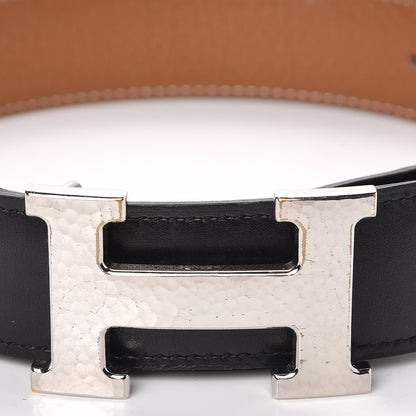 Hermes Box Togo 32mm H Belt 90 Black Gold 4 of 10